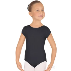 Girls short sleeve leotard