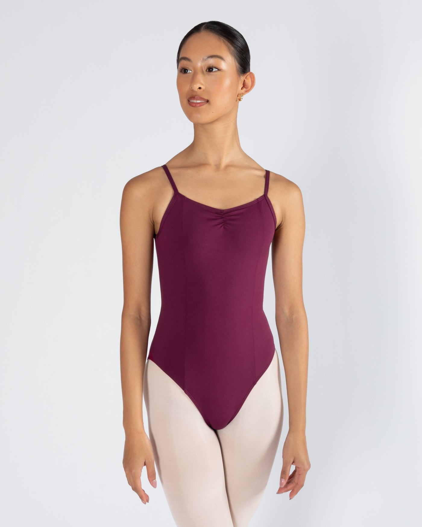 adult camisole ballet leotard - Energetiks Ophelia AL09 princess cut leotard in burgundy