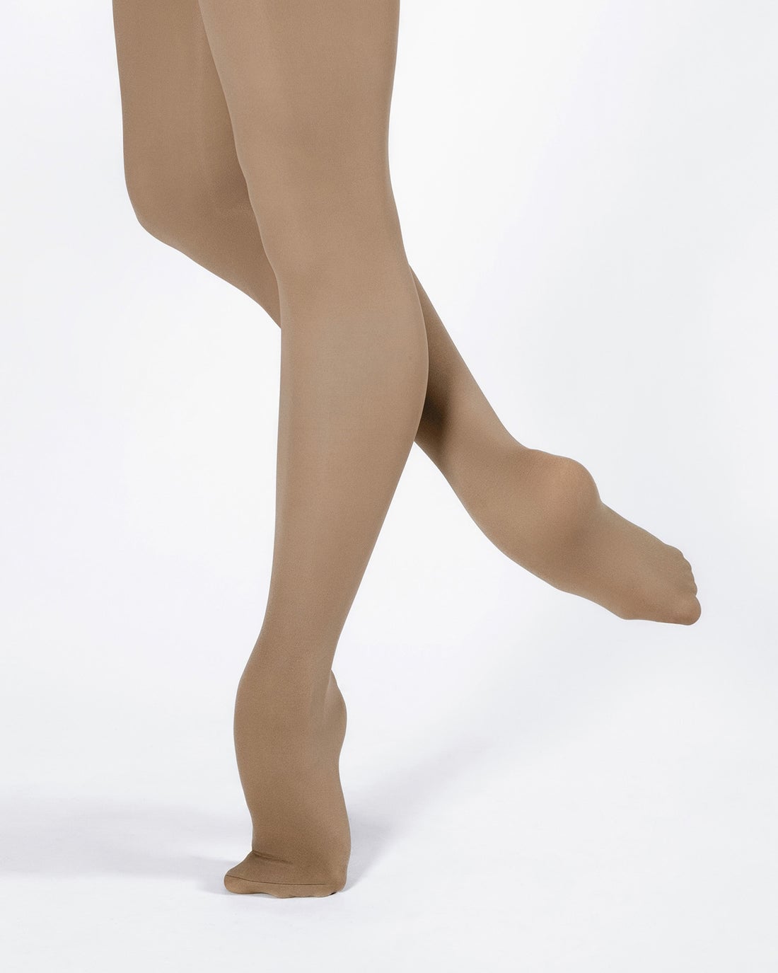 adult footed dance tights - Energetiks AT27 in tan