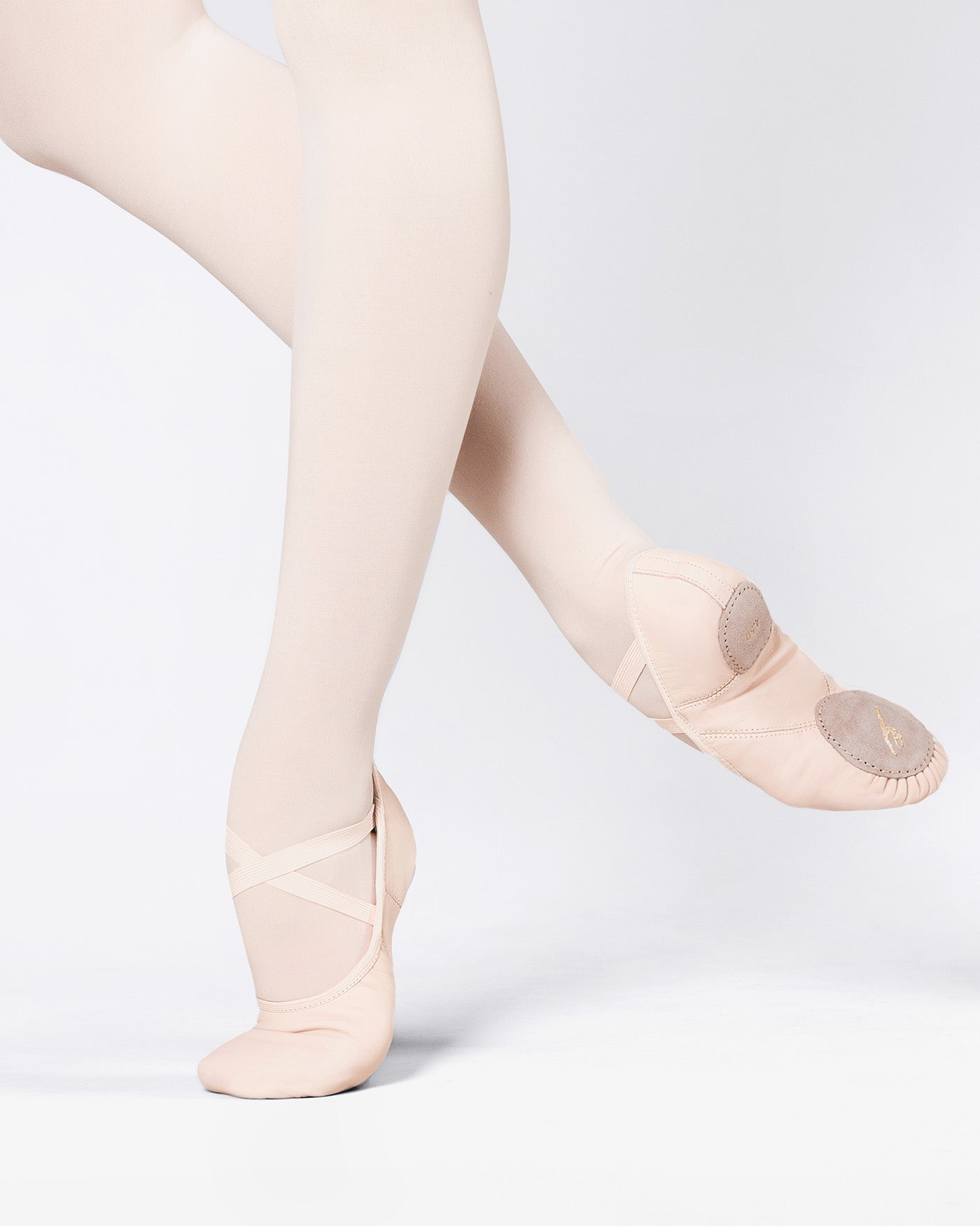 split sole leather ballet flats - Energetiks Revelation Pro Fit BSA11 in theatrical pink