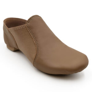 slip on jazz shoes - Capezio E-Series EJ2 split sole leather jazz shoe in carmel