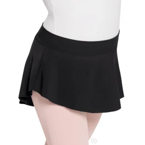 pull on ballet skirt for girls - Eurotard 06121c mini ballet skirt in black