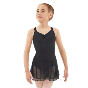 Tank Dance Dress for girls in black