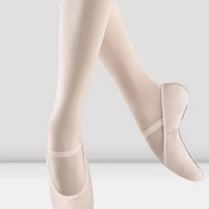 no tie ballet shoes for kids - Bloch Belle leather ballet shoe (S0227G) in Theatrical Pink full sole ballet shoes for women
