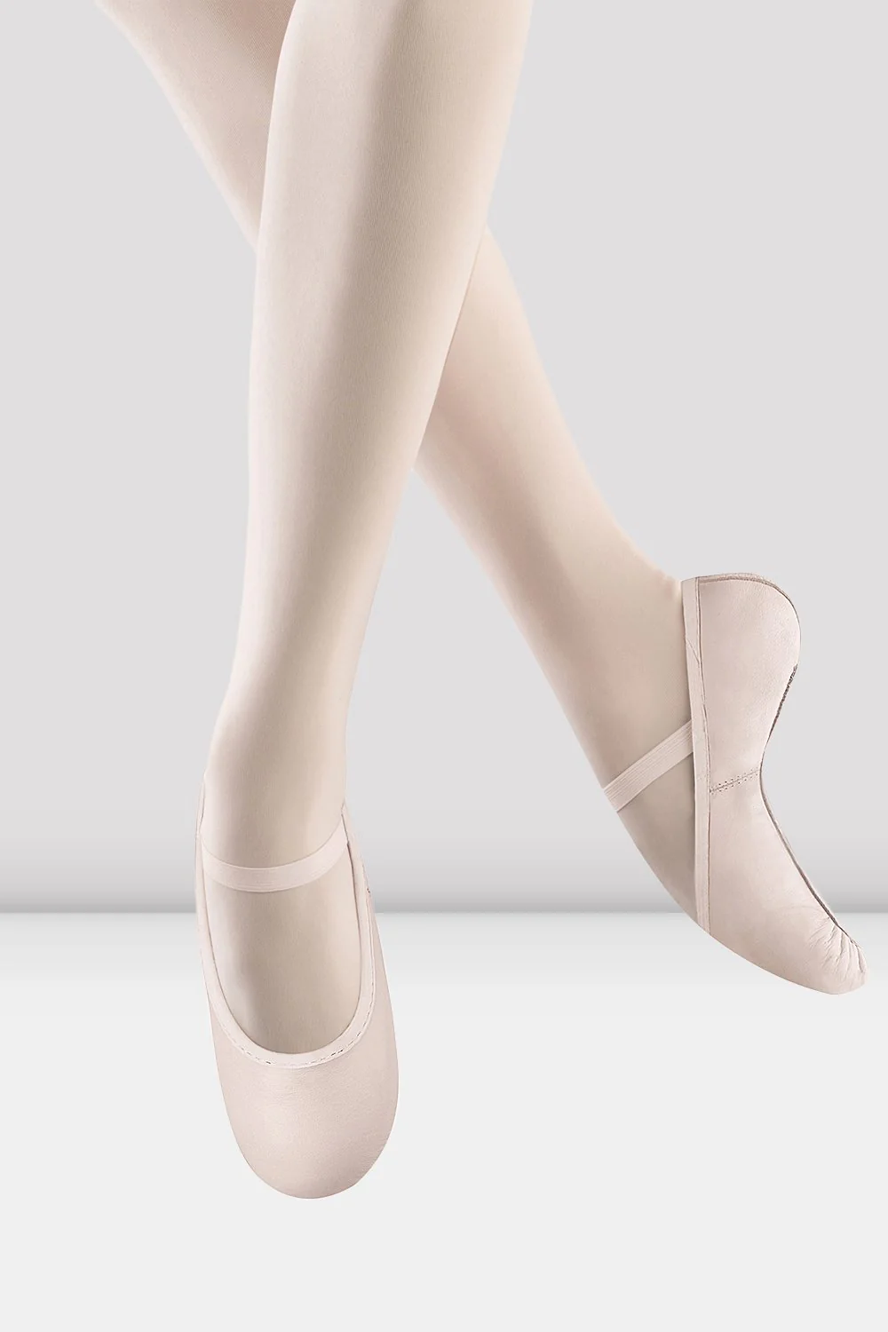 no tie ballet shoes for kids - Bloch Belle leather ballet shoe (S0227G) in Theatrical Pink full sole ballet shoes for women