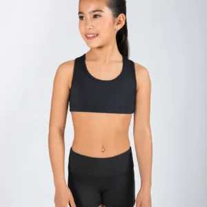 Energetiks Addsion studio staple top in black