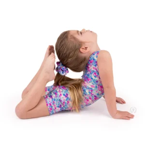 Eurotard Girls Shimmering Scallop Gymnastics Biketard