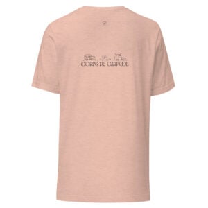 Back side of Corps de Carpool T-shirt