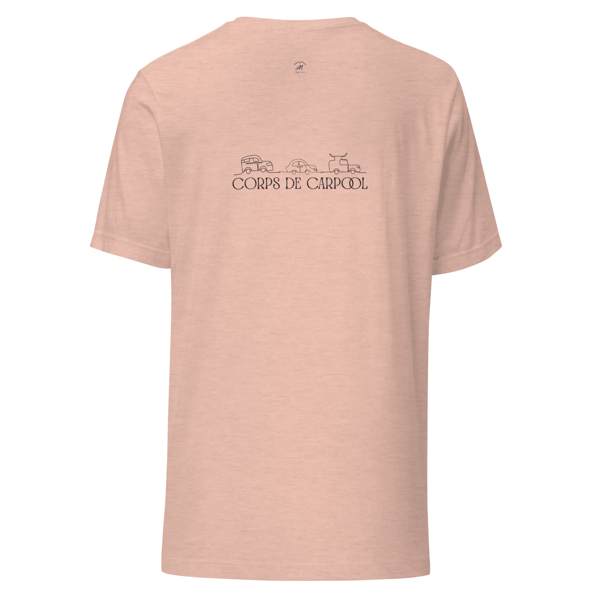 Back side of Corps de Carpool T-shirt