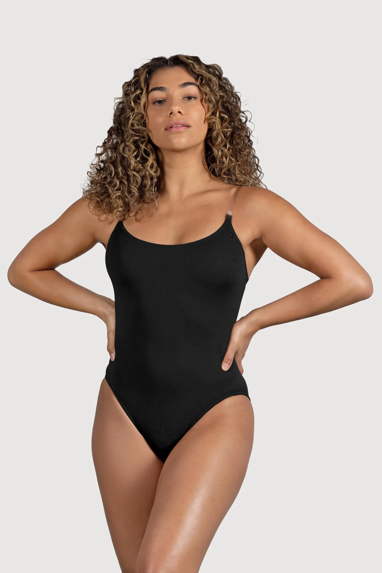 Bloch Adjustable Strap Bodyliner under costume in black