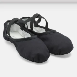 stretch canvas ballet shoes for men - Bloch Performa split sole ballet flat (S0284M) in black