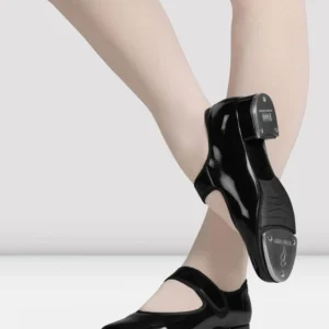 beginner tap shoes for girls - Bloch Allie tap shoe with velcro strap (S0357G)