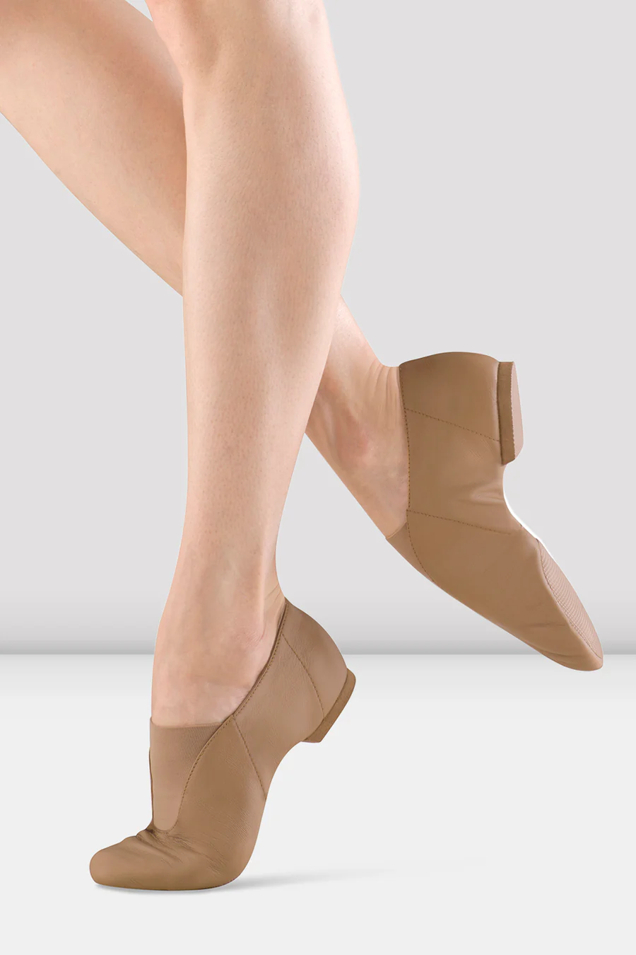 slip on jazz shoes for women - Bloch Super Jazz shoe (S0401L) in tan